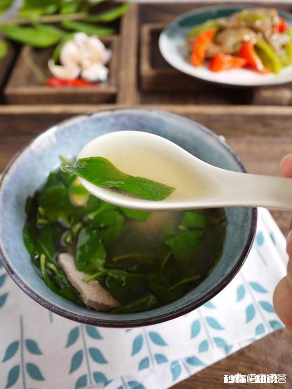 枸杞叶猪肝汤怎么做