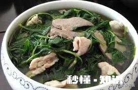 枸杞叶猪肝汤怎么做