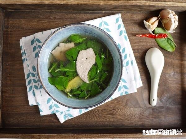 枸杞叶猪肝汤怎么做