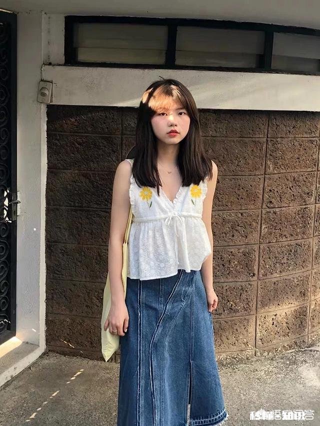 牛仔裤，牛仔衣服配什么样的头发好看