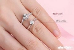 30分的钻石多少钱钻戒选择30分小吗