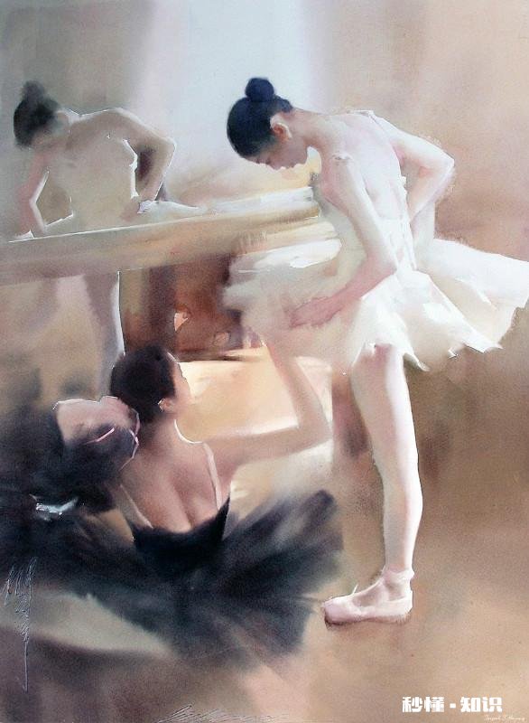 谁有唯美插画芭蕾可以分享