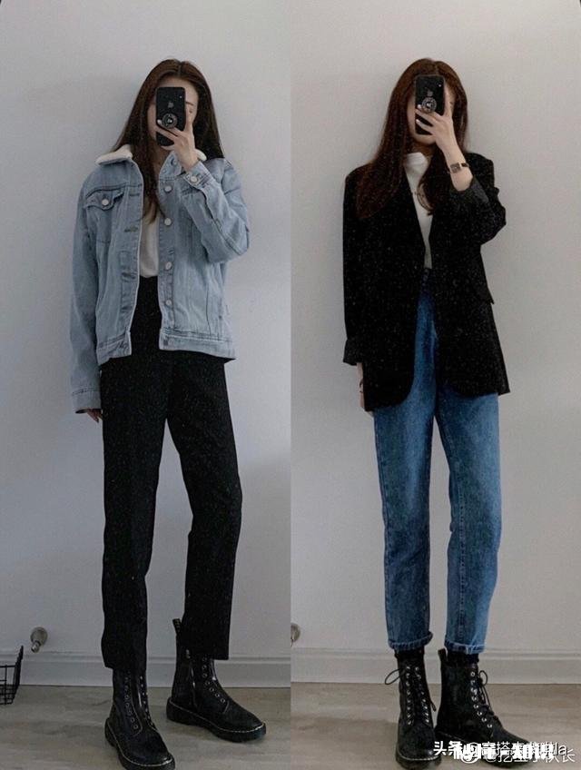 本人170  求推荐搭配马丁靴的牛仔裤希望推荐的裤子不要太短