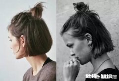 有哪些能露全脸、吃饭时头发不往前跑的发型