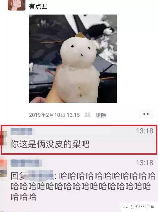 有哪些好笑的朋友圈神回复，有截图吗