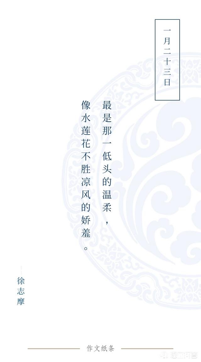 有没有一句诗或者一句话让你怦然心动