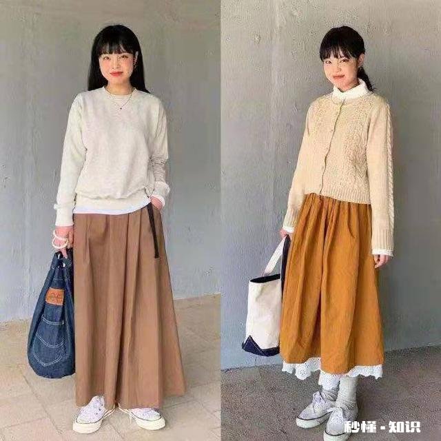 长裙怎么穿出休闲慵懒的风格,想要文艺的感觉