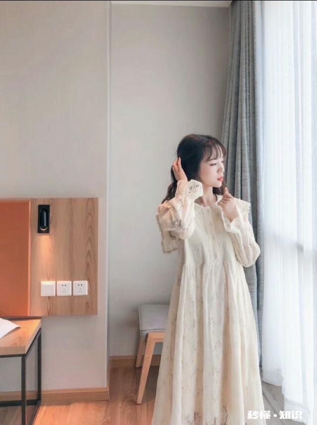 长裙怎么穿出休闲慵懒的风格,想要文艺的感觉