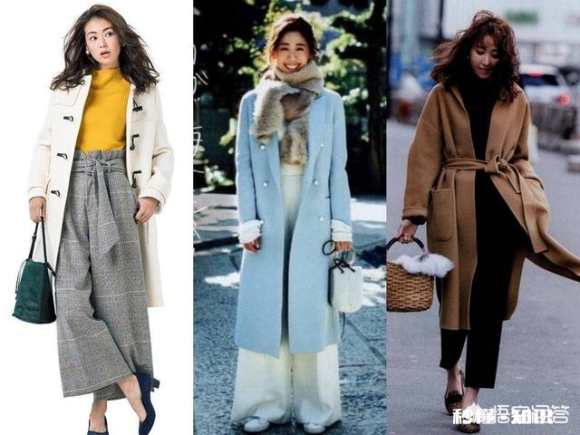 求长款呢大衣冬季颜色选择和搭配，有哪些指导建议，时尚显瘦显高