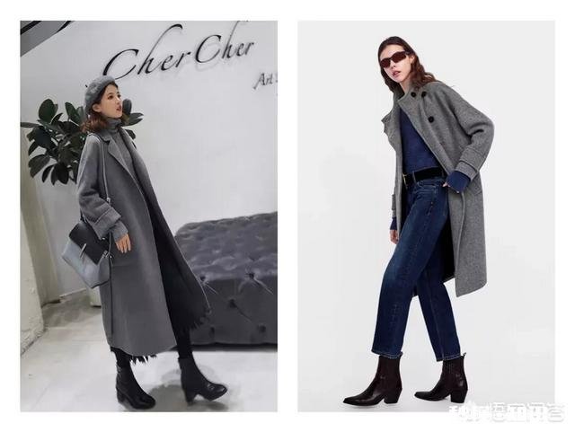 求长款呢大衣冬季颜色选择和搭配，有哪些指导建议，时尚显瘦显高