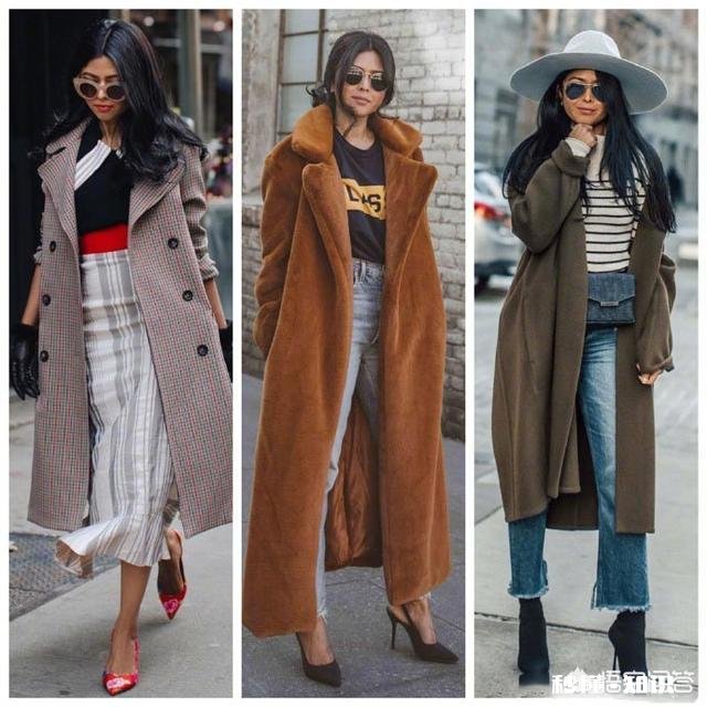 求长款呢大衣冬季颜色选择和搭配，有哪些指导建议，时尚显瘦显高