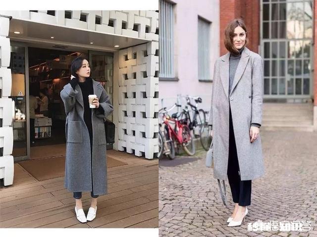 求长款呢大衣冬季颜色选择和搭配，有哪些指导建议，时尚显瘦显高