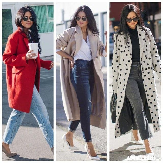 求长款呢大衣冬季颜色选择和搭配，有哪些指导建议，时尚显瘦显高