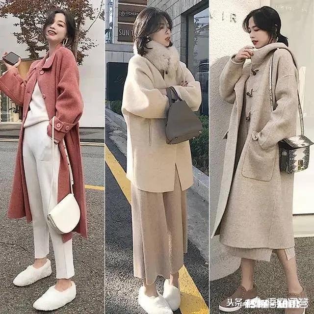 求长款呢大衣冬季颜色选择和搭配，有哪些指导建议，时尚显瘦显高