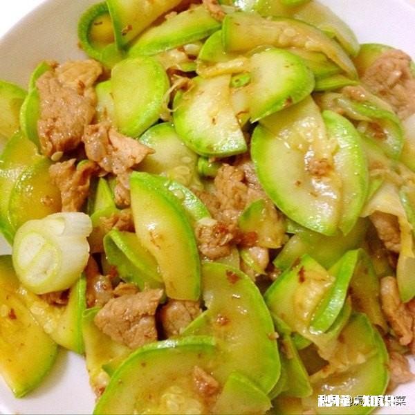 肉片炒西葫芦的做法是什么