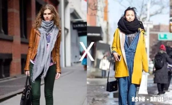围巾怎样搭配才好看