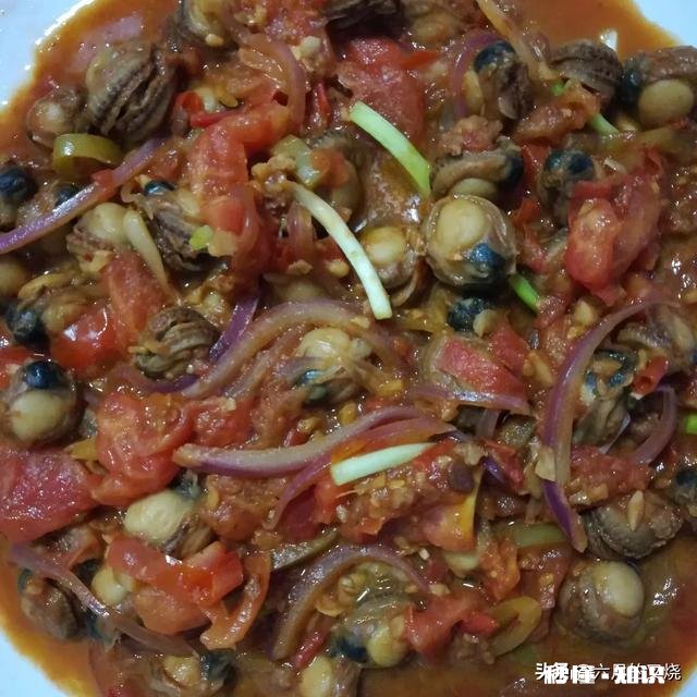鲜扇贝柱西红柿做法