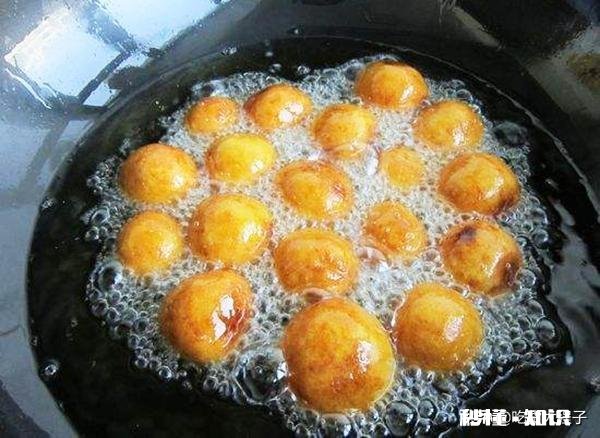 炸红薯丸子怎样不粘,不破裂