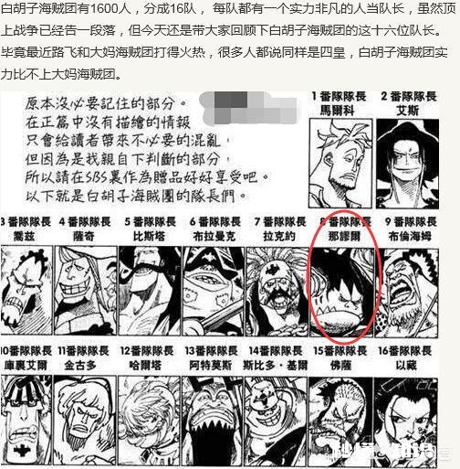 《海贼王》中最强的鱼人是甚平吗，白胡子的八番队长和甚平实力差距如何