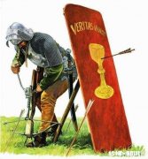 古代战争中弓箭手或弩手携带盾牌吗，有何依据