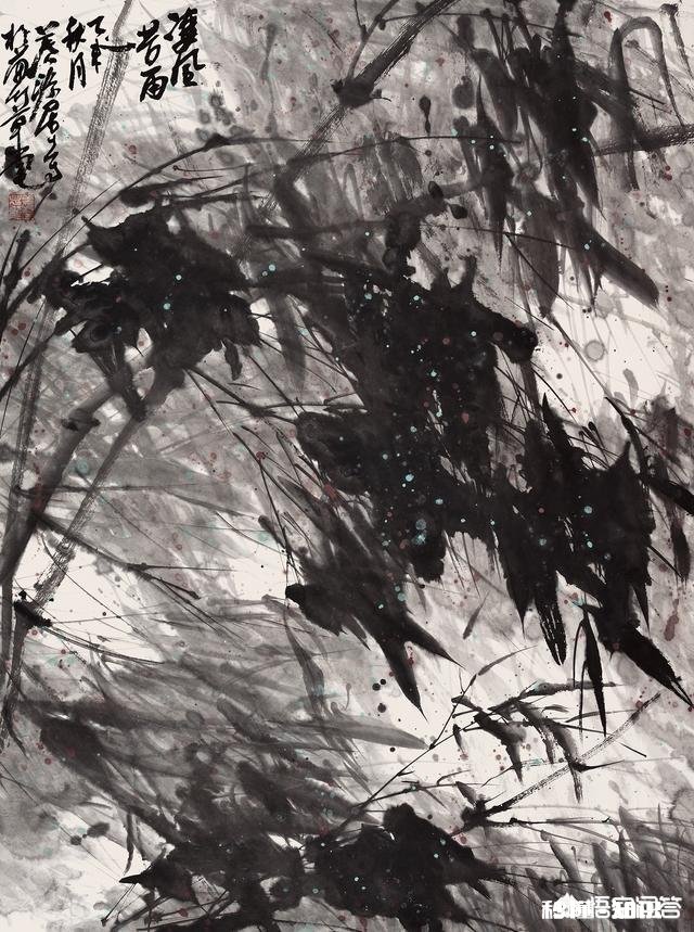 竹子姜子龙的大写意墨竹