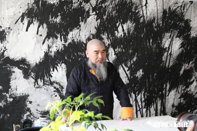 竹子姜子龙的大写意墨竹