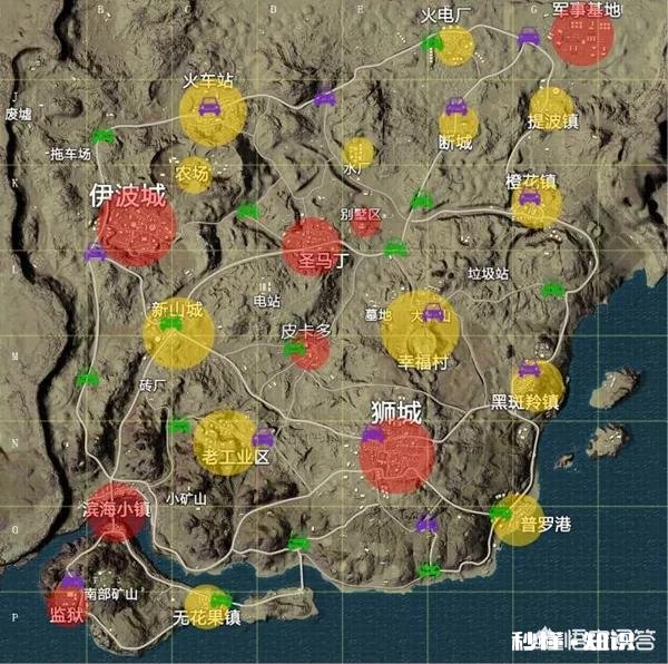 绝地求生哪里比较富