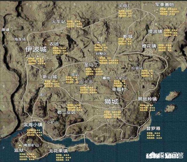 绝地求生哪里比较富