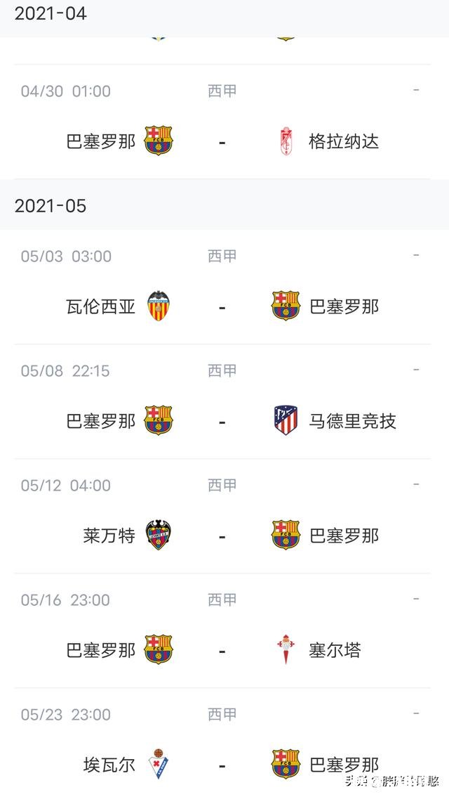 少赛一轮还差2分，巴萨是否能冲到西甲第一