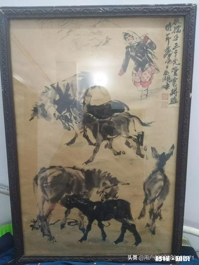 手里有两副黄胄的画，想出手，市场价是多少啊