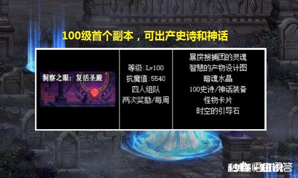 DNF100级版本中,有3张地图都可以产出史诗,和深渊图相比孰好孰坏