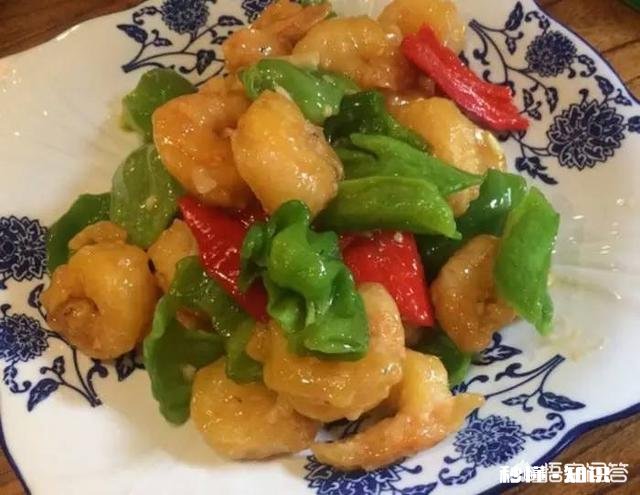 冰冻虾仁和青辣椒怎么炒好吃