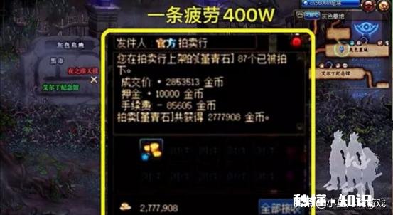 DNF100级开服第一天，堇青石单价暴涨，一贯疲劳可搬400w金币，如何评价