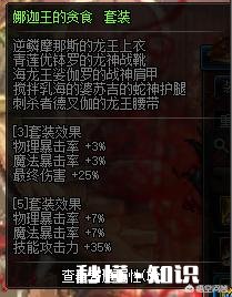 dnf红眼七宗罪与娜伽王同等打造下伤害差距大吗