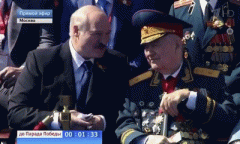 莫斯科阅兵式上，白俄罗斯总统竟然哭了，是逢场作戏吗