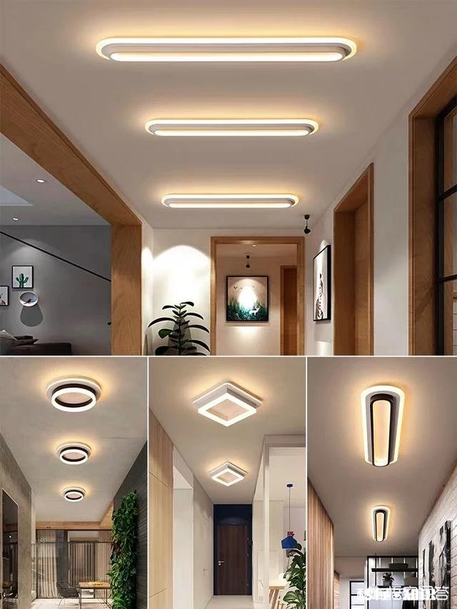 过道是长菱形的吊顶,配什么灯好看