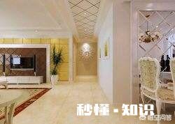 过道是长菱形的吊顶,配什么灯好看