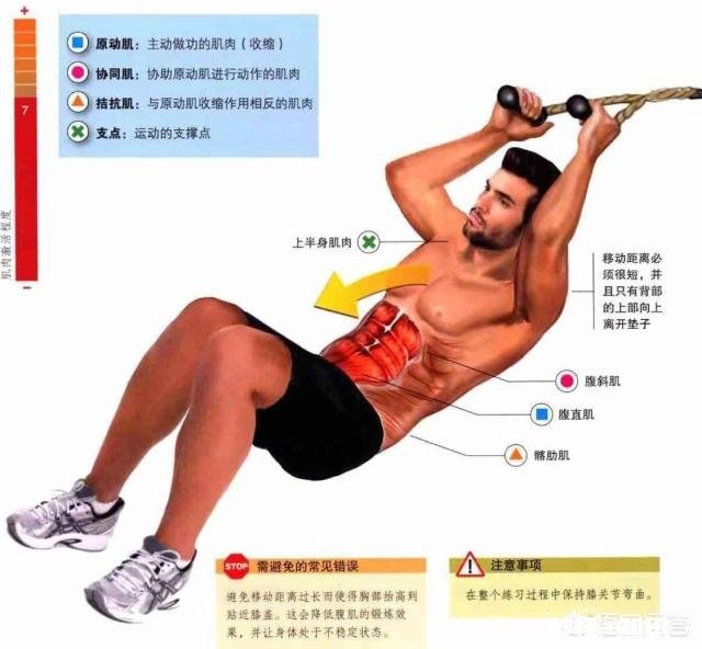 在健身房怎么练出马甲线