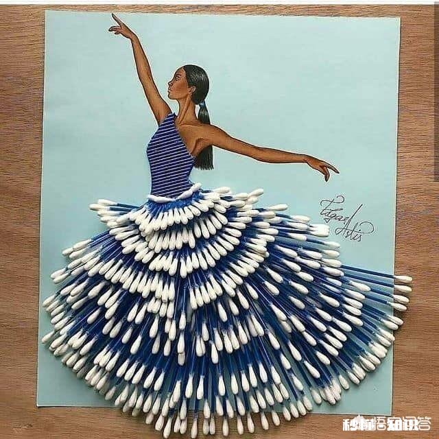 用不同的元素怎么组合肖像作品