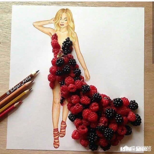 用不同的元素怎么组合肖像作品