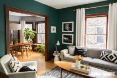 现代黑白灰房间墙布跟客厅墙布要颜色一致吗