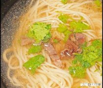 牛肉片煮面条怎么做好吃