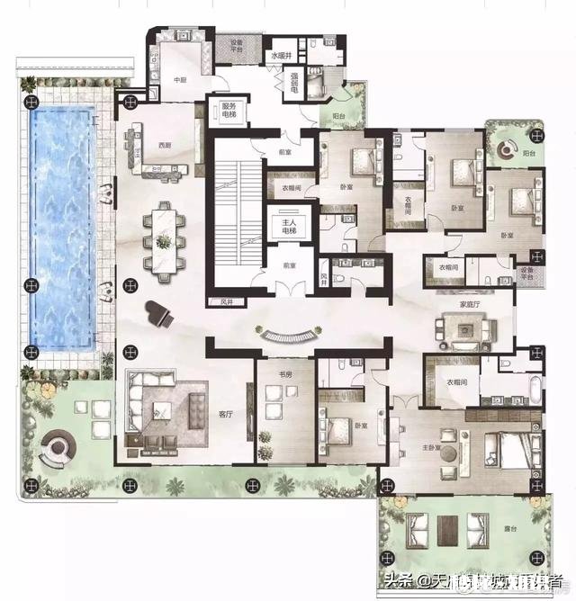 终极住宅问题：选大平层还是别墅好