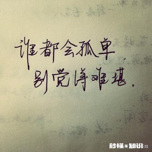 有哪些通篇不直写孤独,却让人深感孤独的文字