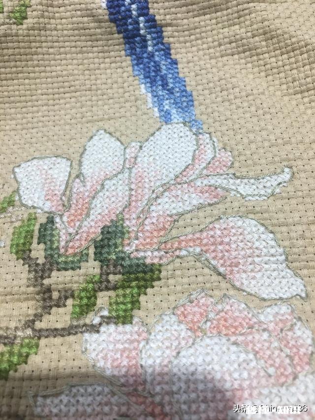 十字绣勾边在哪开始勾比较好