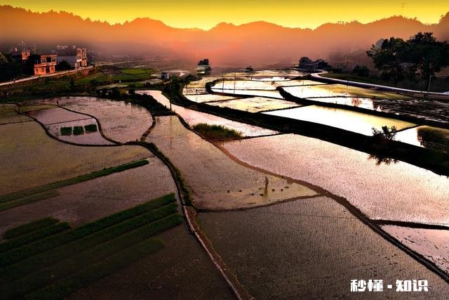 在农村怎样拍摄炊烟袅袅,百鸟归巢美丽意境