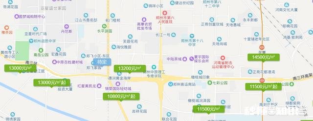 郑州三环周边房价哪便宜南三环附近都什么价