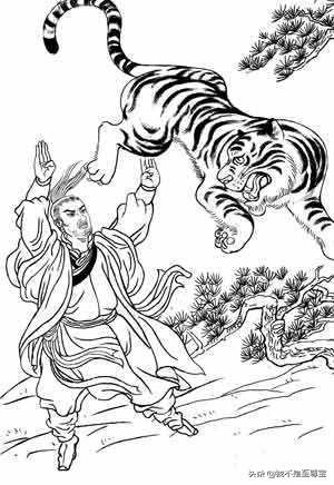 萧峰打虎，用古龙的笔法应该怎么写