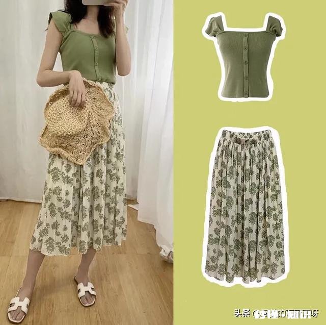 牛油果上衣，配什么好看