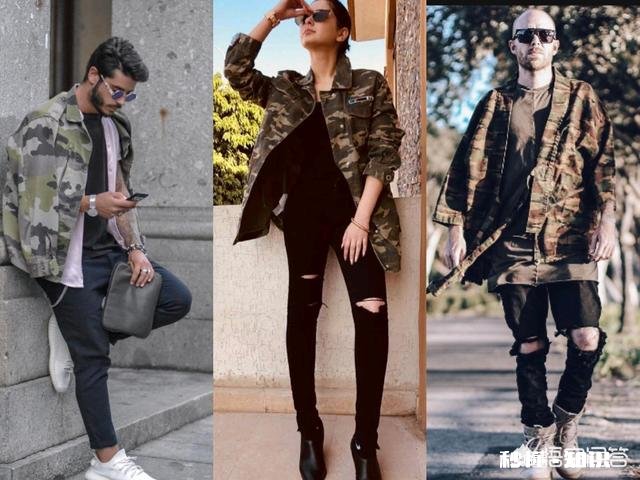 迷彩上衣怎样搭配裤子和鞋子